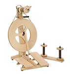 Louet S-95 BEECH Victoria Folding Portable Spinning Wheel alone or fully loaded