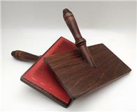 Kromski Hand Card set with a Walnut Finish
