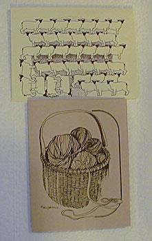 NC06 "Sheep Flock", NC08 "Yarn Basket"